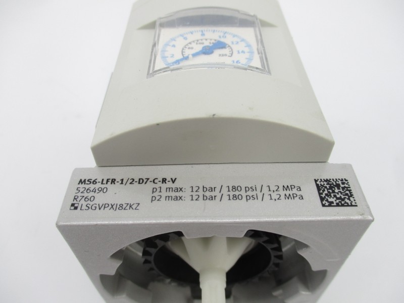 FESTO MS6-LFR-1/2-D7-C-R-V 526490 180PSI (AS PICTURED 2) NSNP