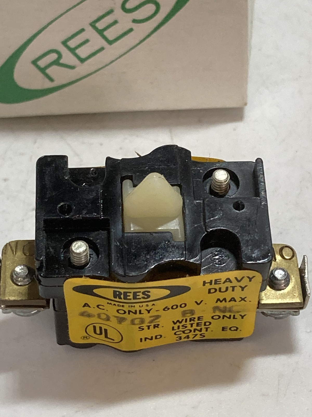 REES 40702 CONTACT BLOCK 1NC NIB