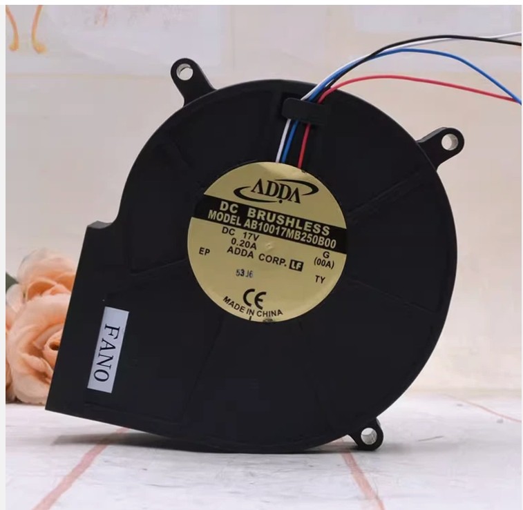 1 PCS ADDA Fan AB10017MB250B00 DC12V-17V 0.20A 10*10*25mm 4 pin Cooling fan
