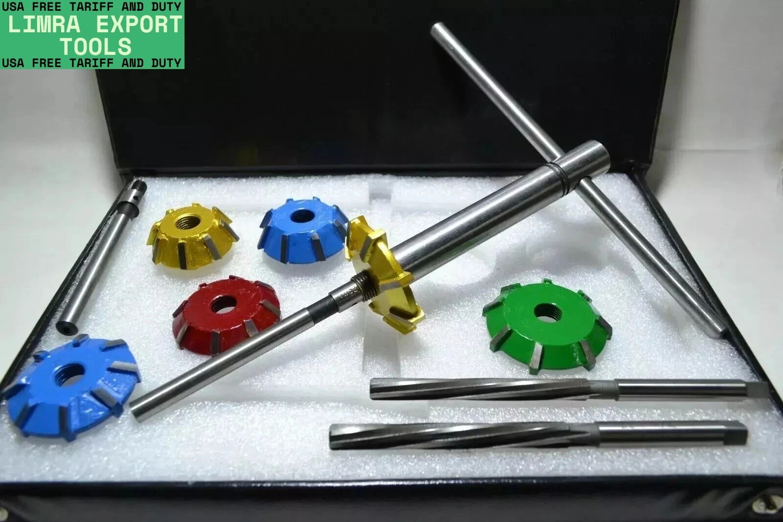 3 Angle Cut Valve Seat Cutter Kit CHEVY,FORD,MOPAR Big Block Motor 30-45-70 Deg