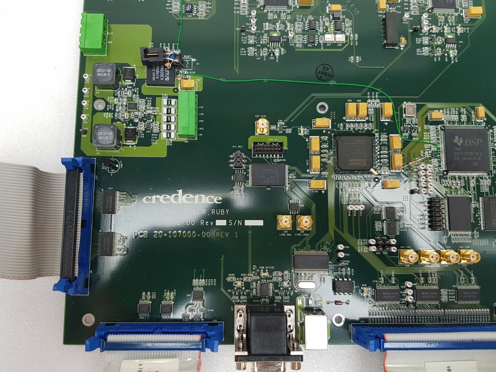 CREDENCE DATA PROCESSOR, RUBY ASSY PCB 10-107000-00, PCB 20-107000-00 REV 1