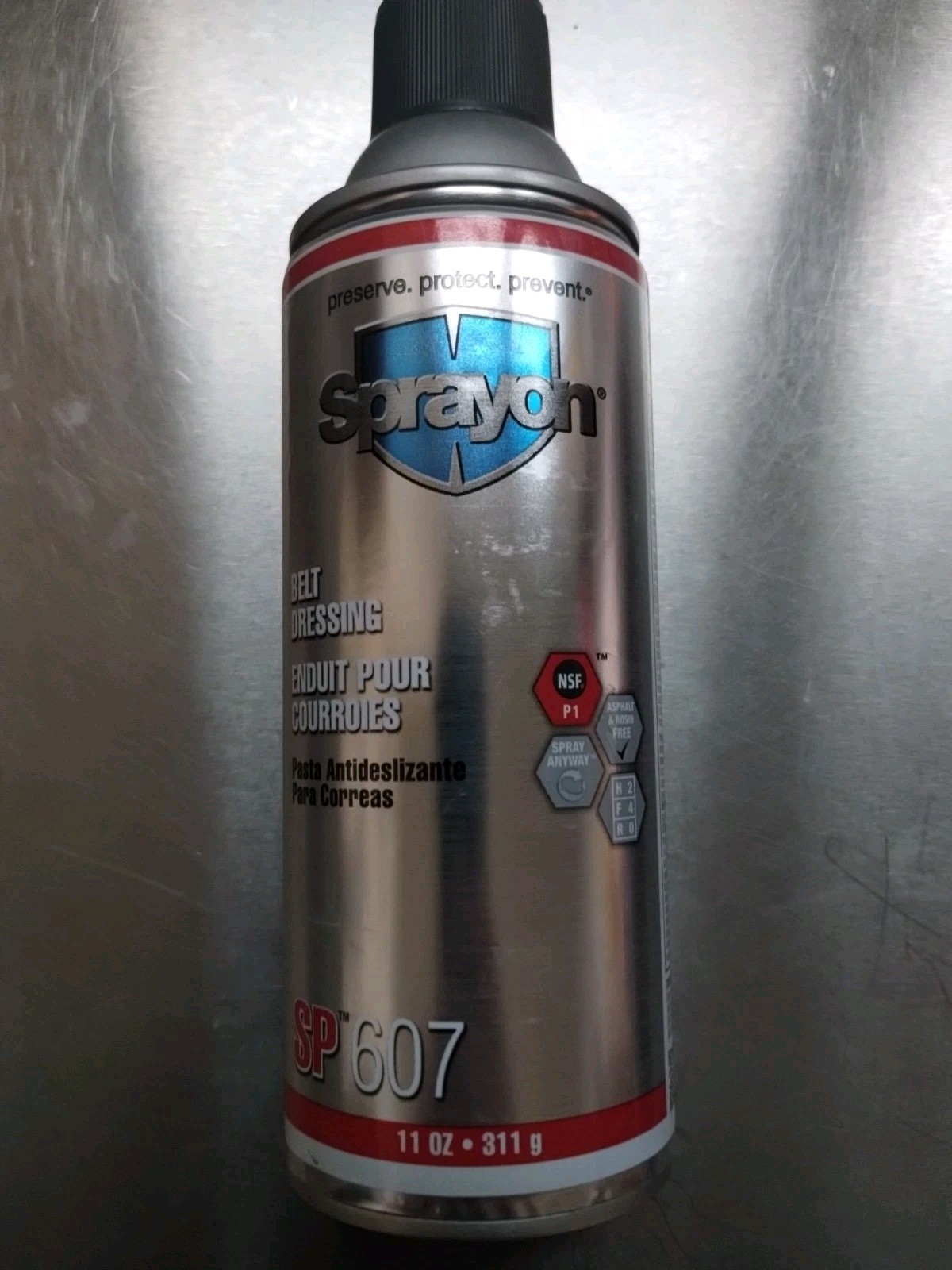 Sprayon SP607 Amber Belt Dressing 11oz Can
