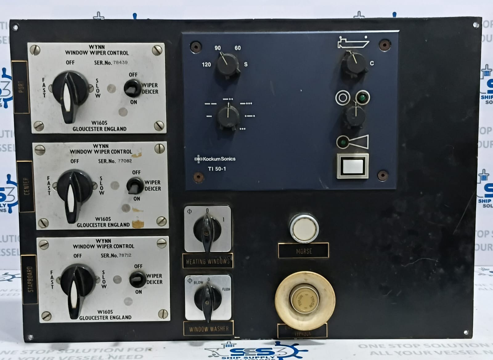 Horn Control Panel & Window Wiper Control Panel Kockum Sonics TI 50-1