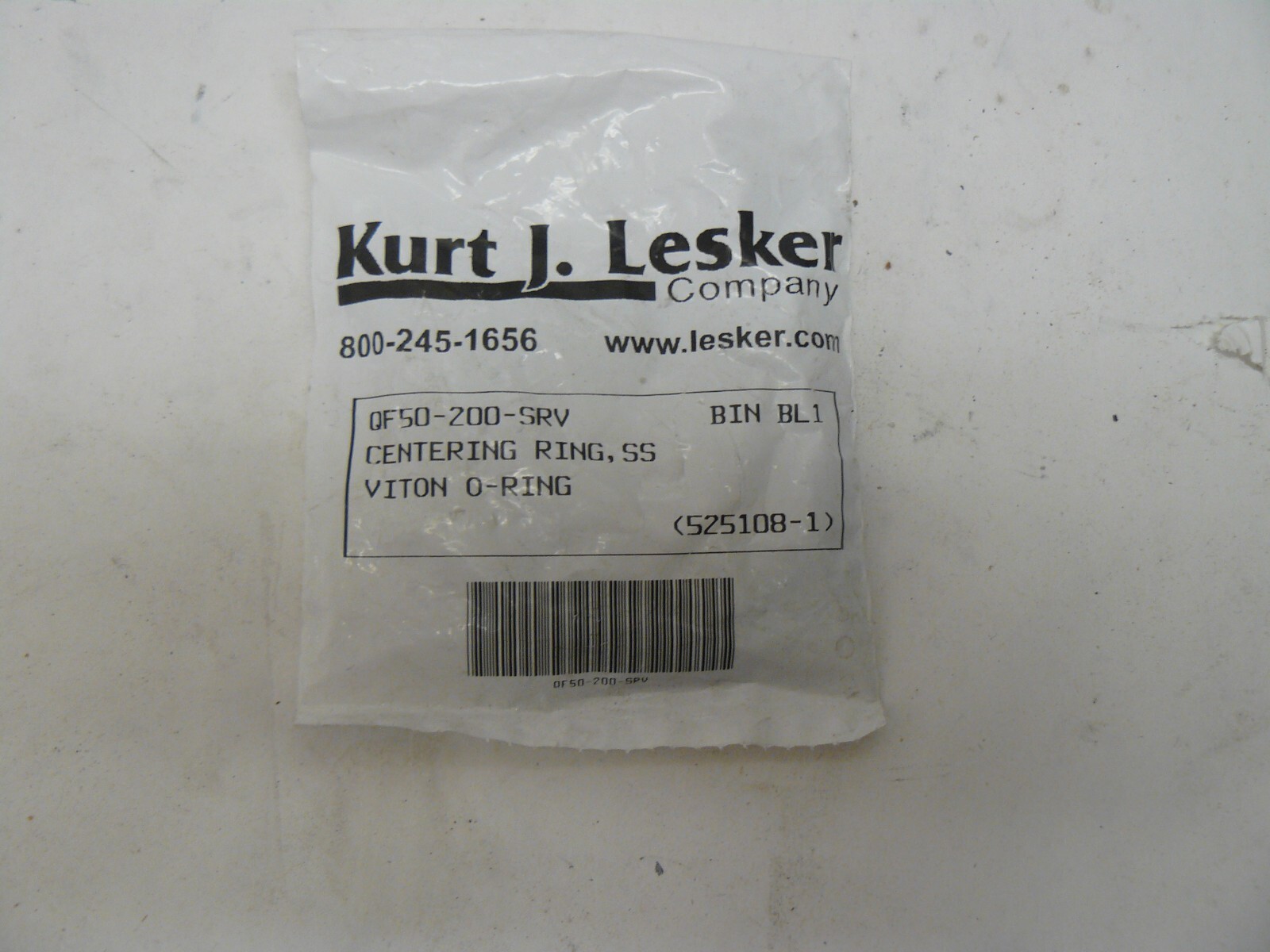 Kurt J Lesker QF50-200-SRV centering ring lot of 2 new