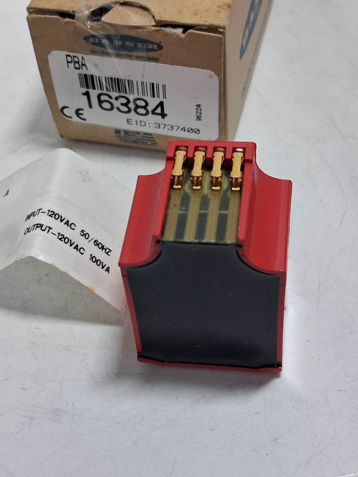 BANNER PBA LR41887 POWER BLOCK 120VAC 100VA 50/60HZ NIB