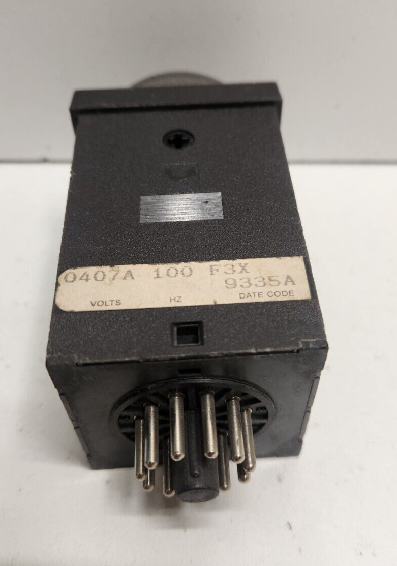 GUARANTEED! ATC 24-240V 1-10 SEC/MIN/HRS TIME DELAY RELAY 407A-100-F3X