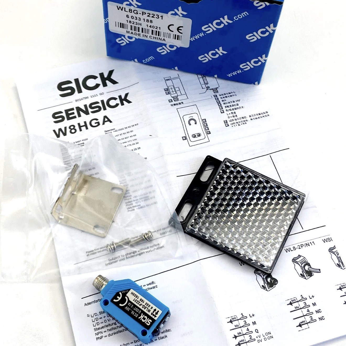 Sick WL8G-P2231 Photoelectric Sensor 6033188