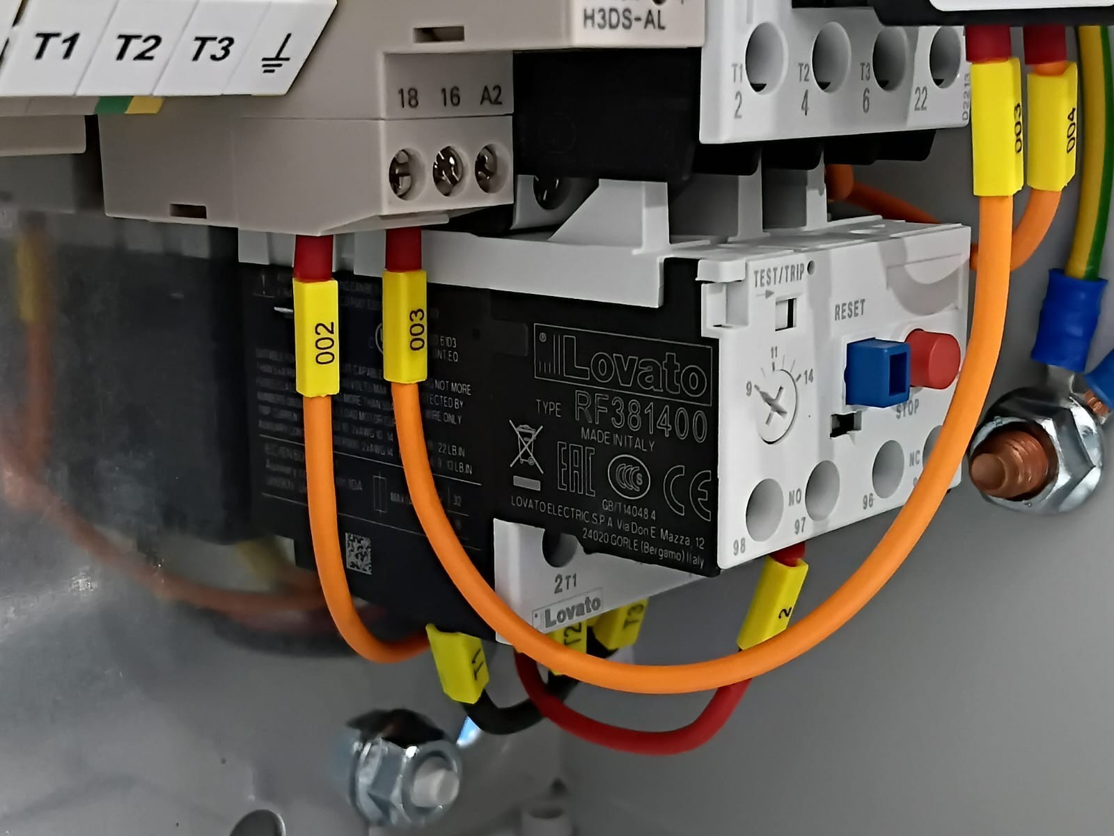 Kockum Sonics TK80 Contactor Unit Control Voltage 230VAC Main Voltage MAX 690V