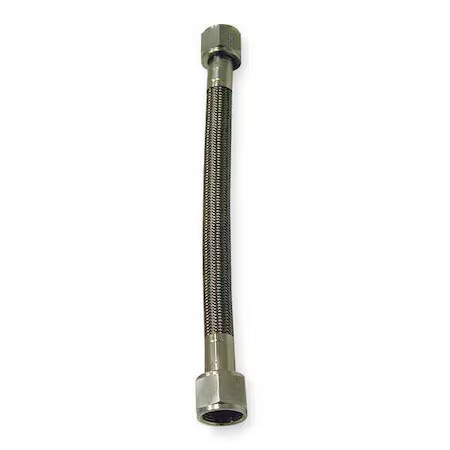 Aeroquip 1Pck9 Ptfe Hose, 1/2 Idx18 In L, Ss, 1500 Psi