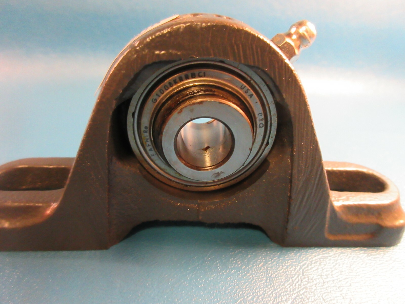 Fafnir RAS1/2, 2-Bolt Pillow Block, Eccentric Collar, Insert=G1008KRRBC1