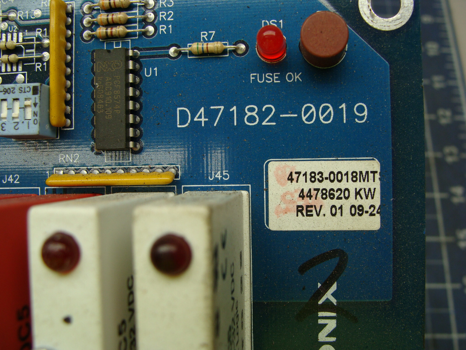 WEIGH-TRONIX 47183-0018MT REV 01 CIRCUIT BOARD