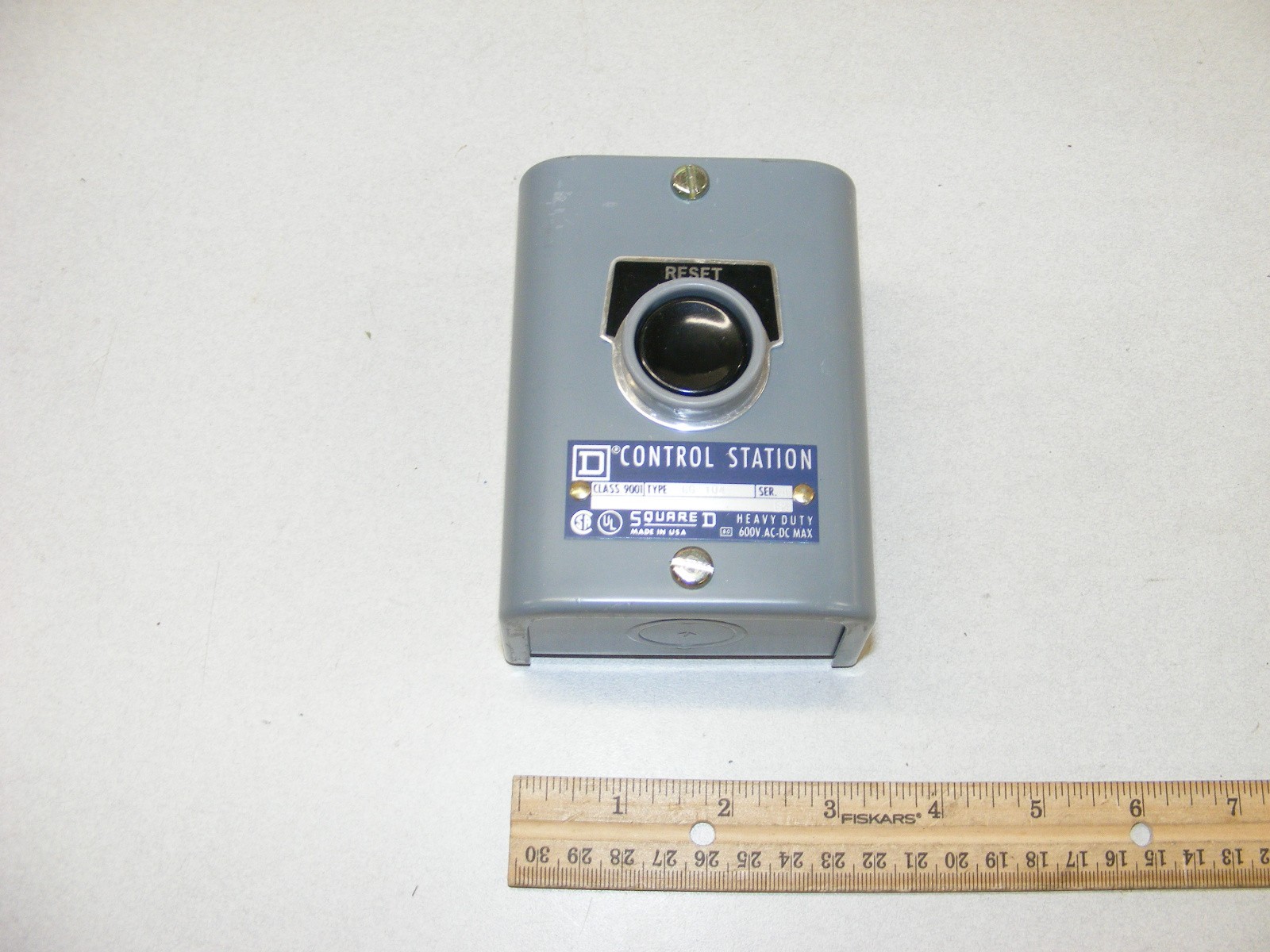 SQUARE D , GG-104 Reset Control Station Button UNUSED (zz2)