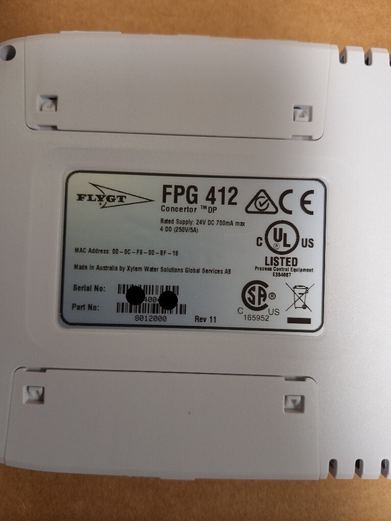 FLYGT FPG 412, flygt 801 20 00, flygt 8012000 NIB