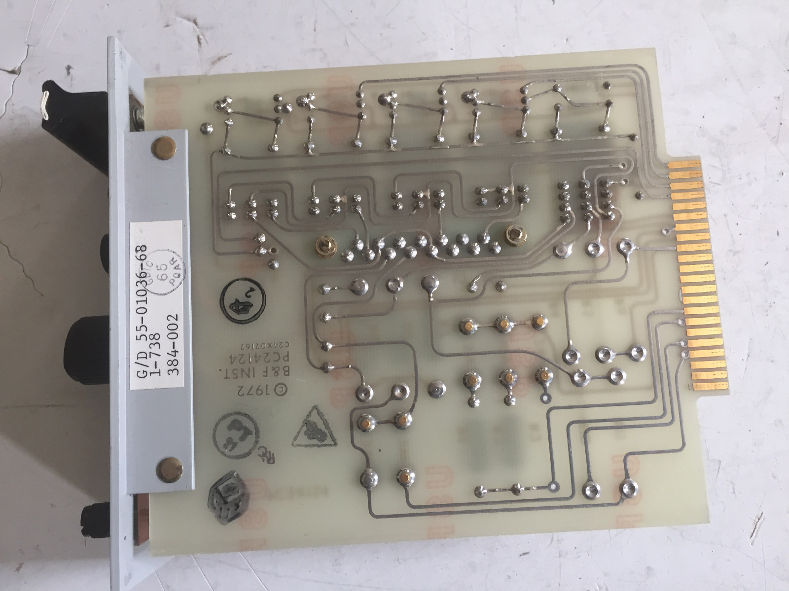 B&F 1-738,B&F I-738,INPUT CONDITIONER 1 A/E 20-120,GD 55-01036-68,CS