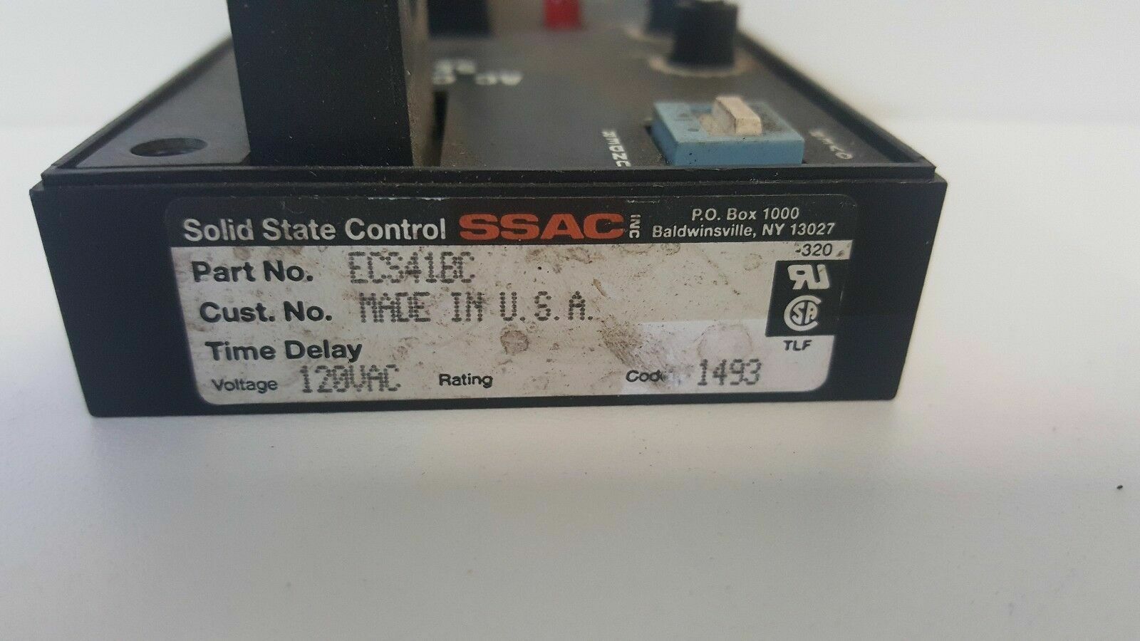 GUARANTEED GOOD USED! SSAC 120VAC AC CURRENT SENSOR ECS41BC
