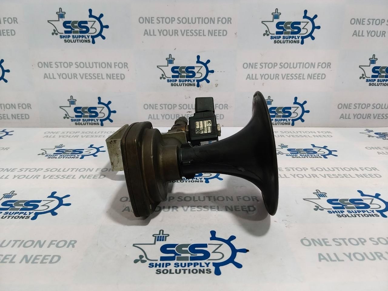Kockum Sonics Tyfon MKT 75/800 Air Horn With Solenoid Coil 24VDC Sweden
