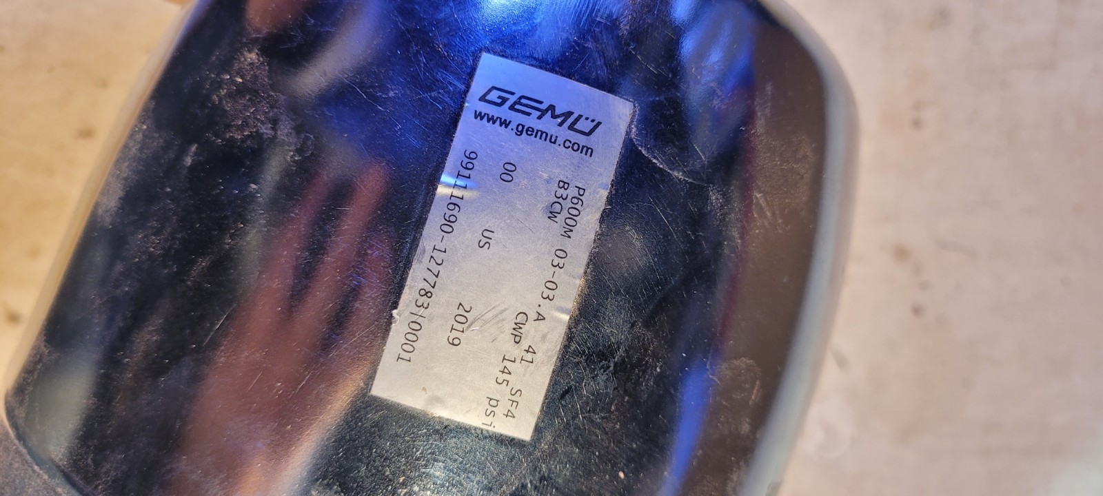 Gemu P600M 03-03.A SF4 B3CW CWP 145psa 99111690
