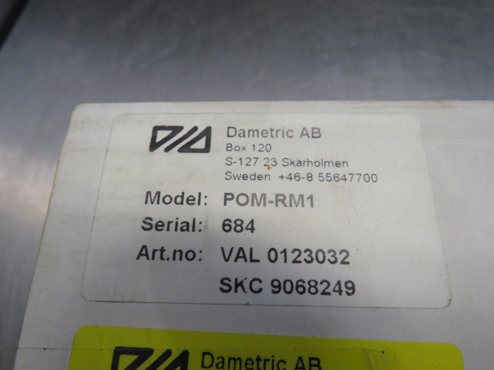 Dametric AB POM-RM1 Rotor Position Board Valmet VAL0123032