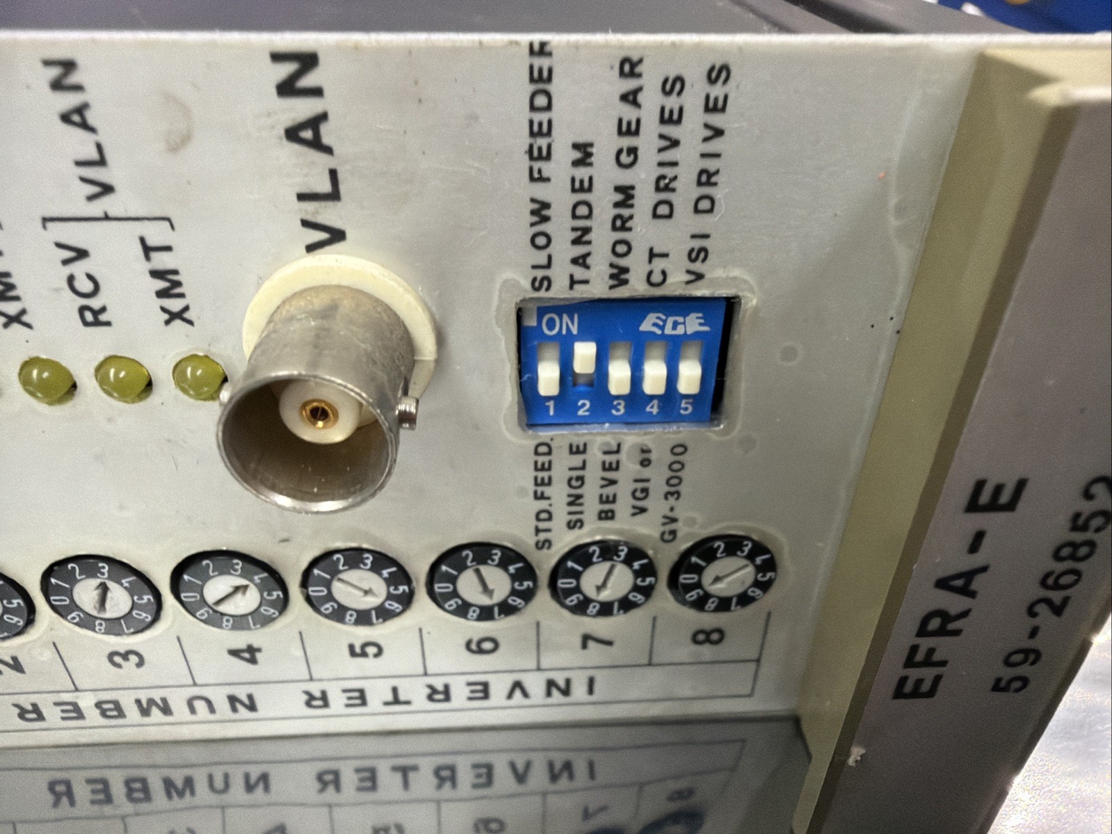 Reliance Electric EFRA-E 8127721A Card Communication Module Emco 59-26852 vLAN