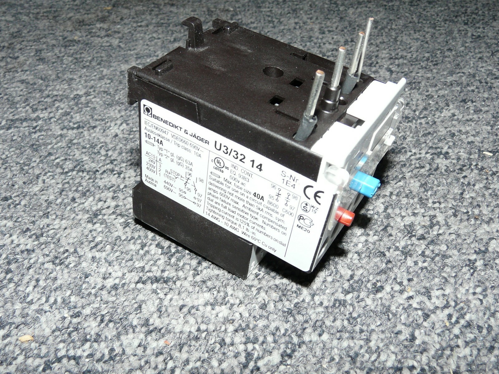 BENEDIKT & JAGER U3/32 14 NEW