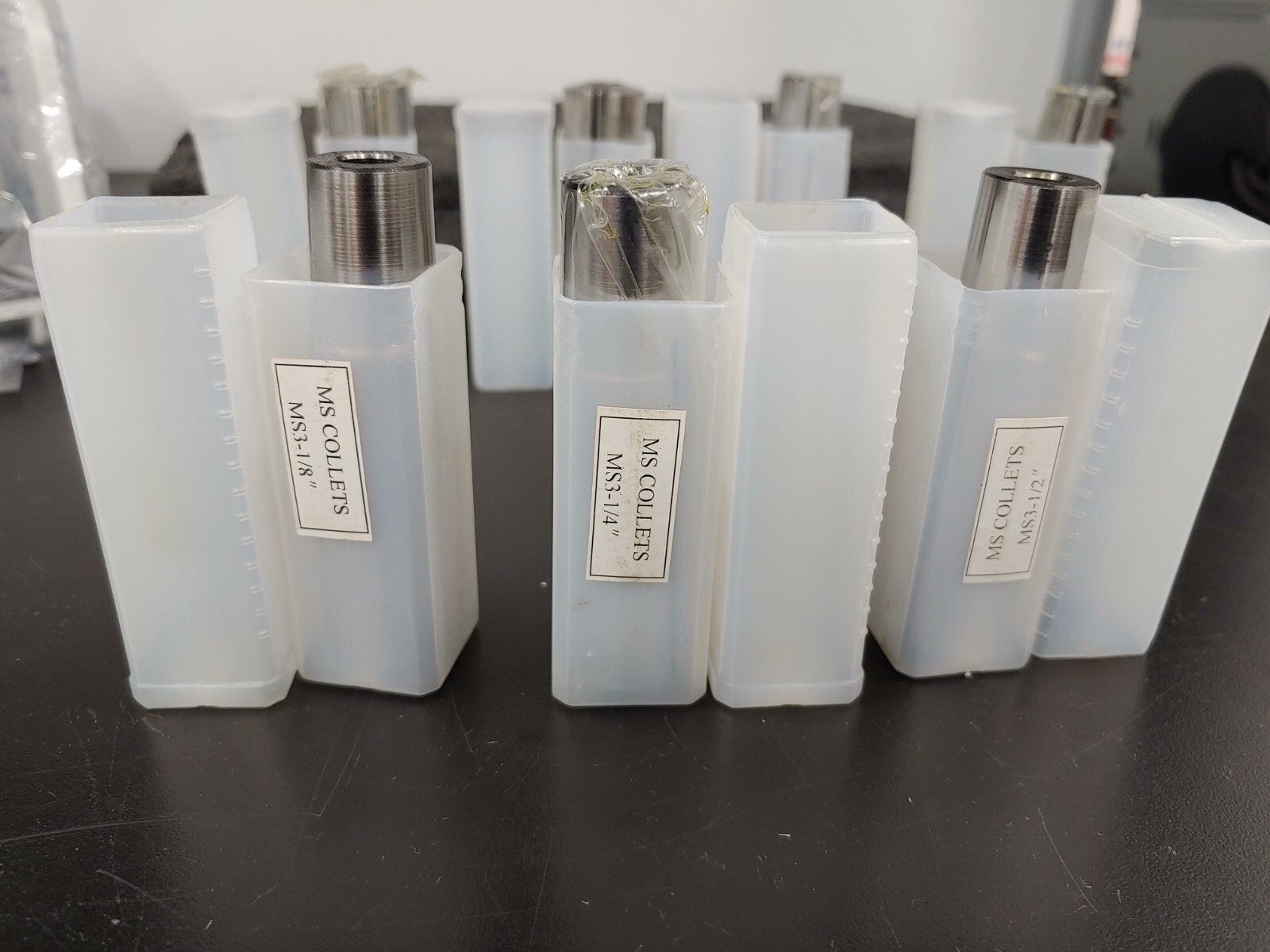 MS COLLETS ASSORTED Sizes MS3-1/8″ 3-1/4″ 3-1/2″ 3-3/4″ 3-3/8″ 3-3/16″ 3-5/8″