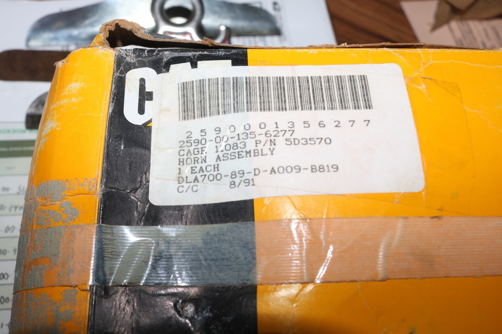 NOS Caterpillar Horn assy PN 5D3570 2590-00-135-6277