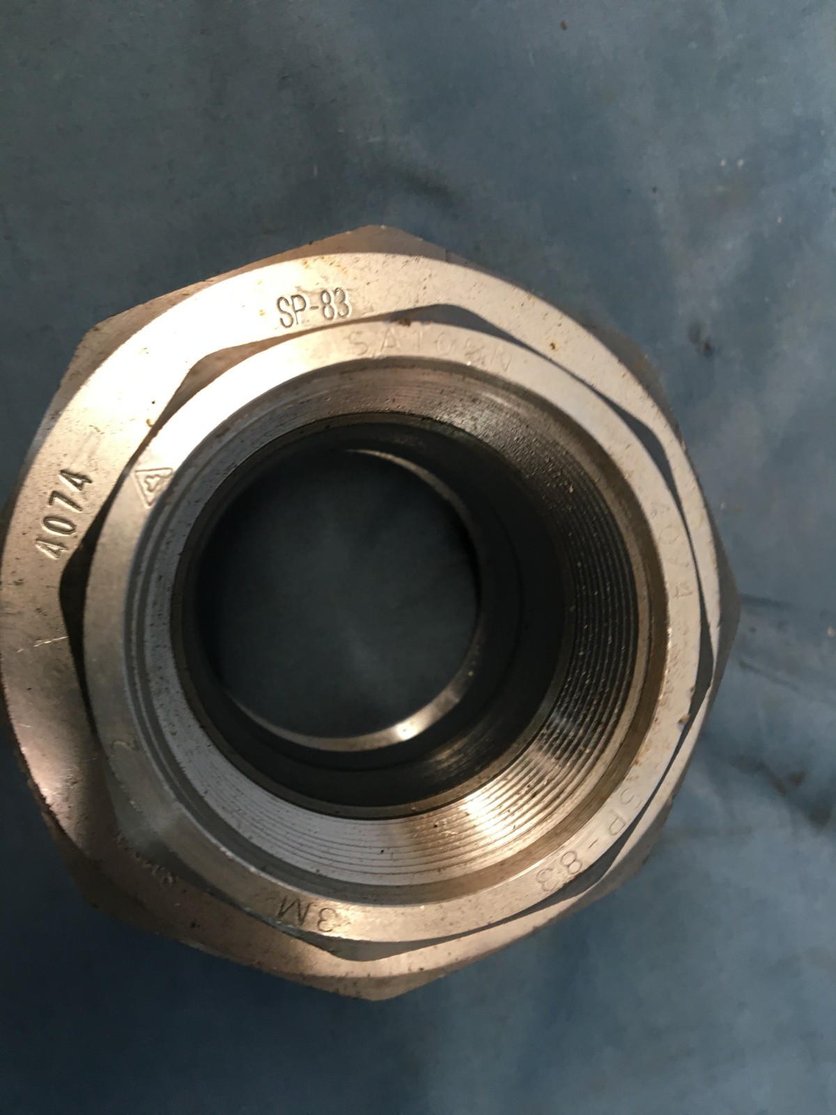 3M SP-83 Pipe Union Socket Threaded, 2″, SA105N, Stainless Steel