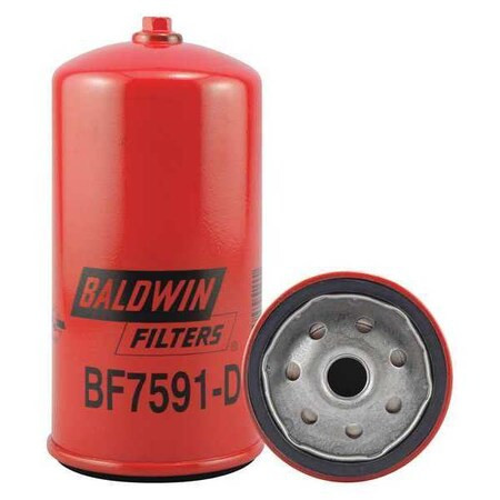 Baldwin Filters Bf7591d Fuel Filter,6-1/8 X 3-1/32 X 6-1/8 In
