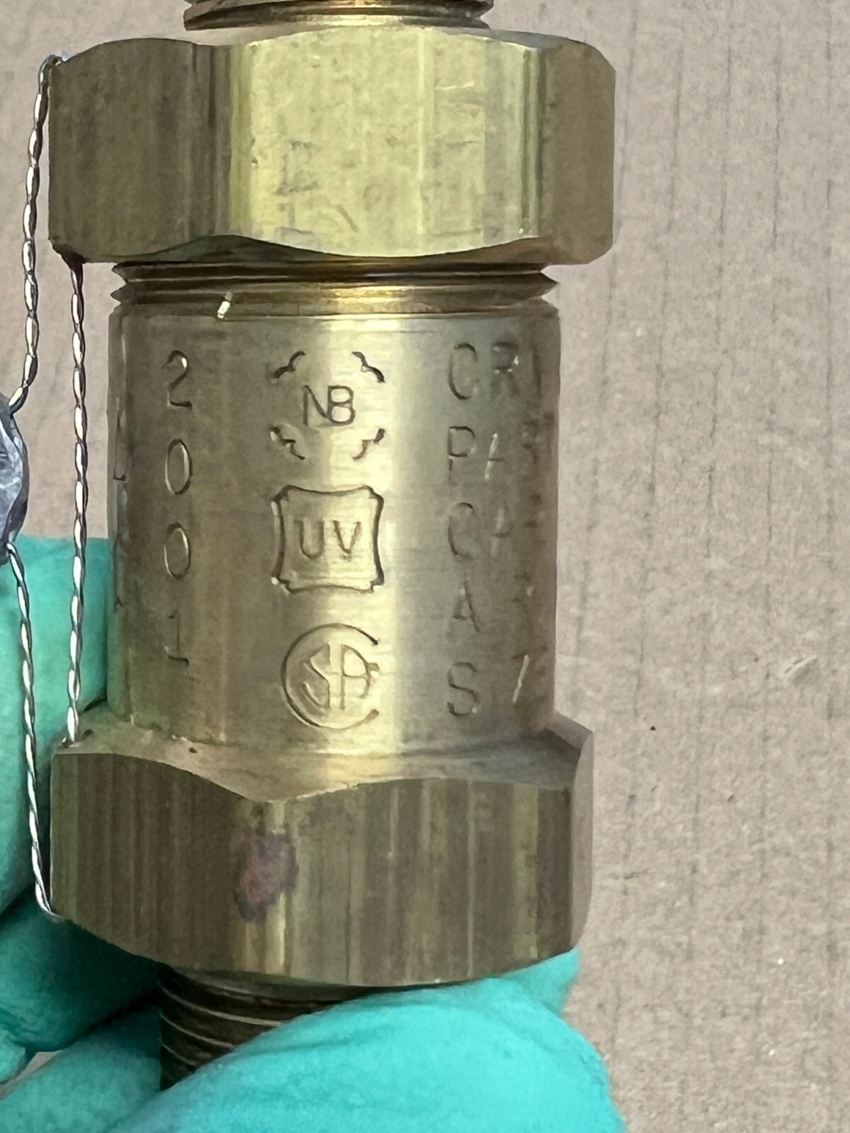 Mueller Industries AJ15502 450 Pound Pressure Relief Valve (New Old Stock)