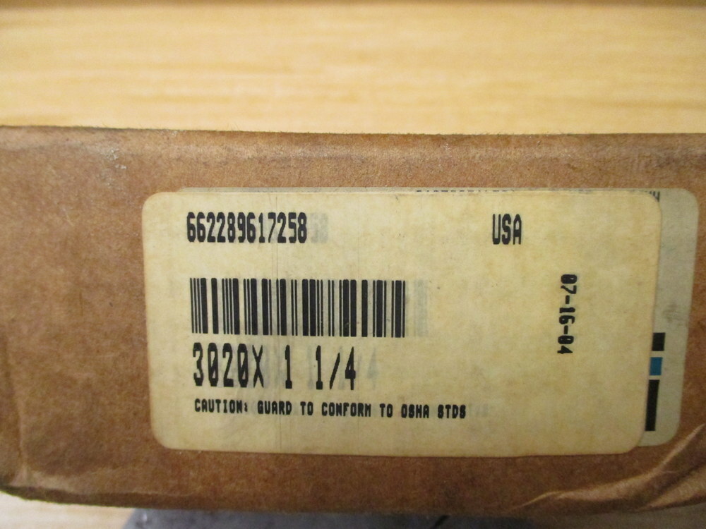 Dodge 3020X 1-1/4″ Taper Lock Sprocket Bushing 3020X114