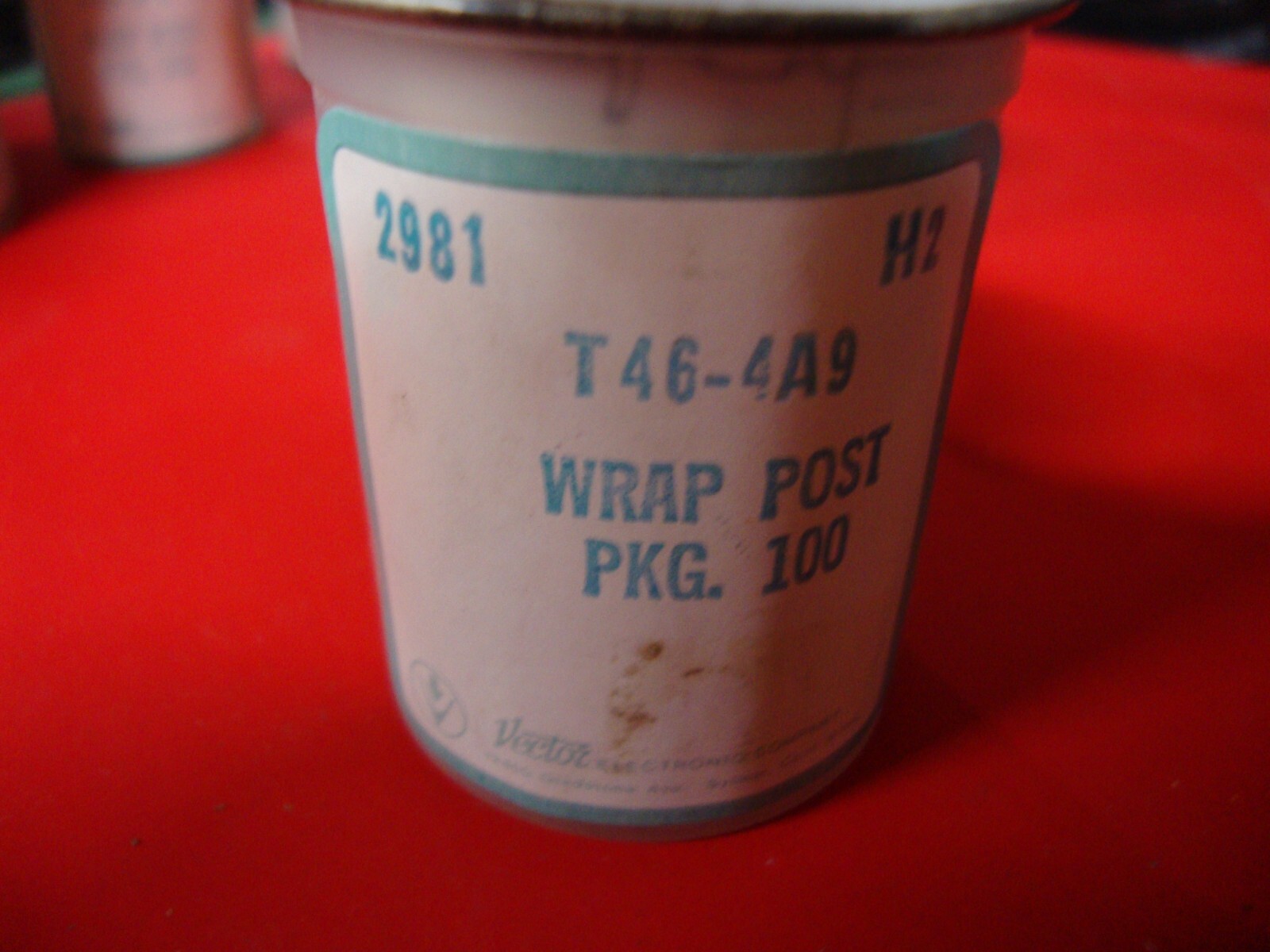 T46-4A-9 Vector Electronics wrap post gold plated phosphor bronze qty. 100