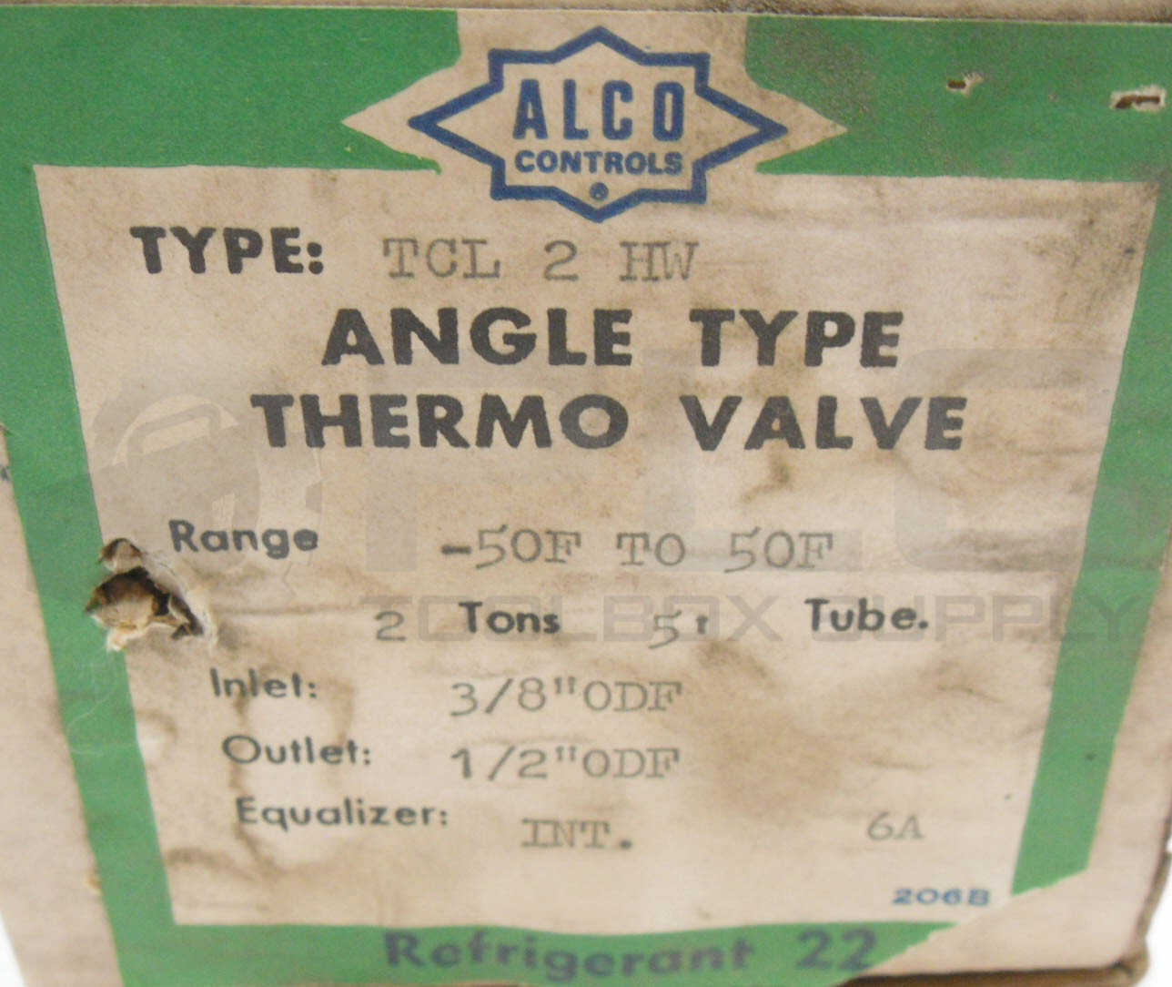 NEW ALCO TCL 2 HW ANGLE TYPE THERMO VALVE 6A XB1019 HW *READ*