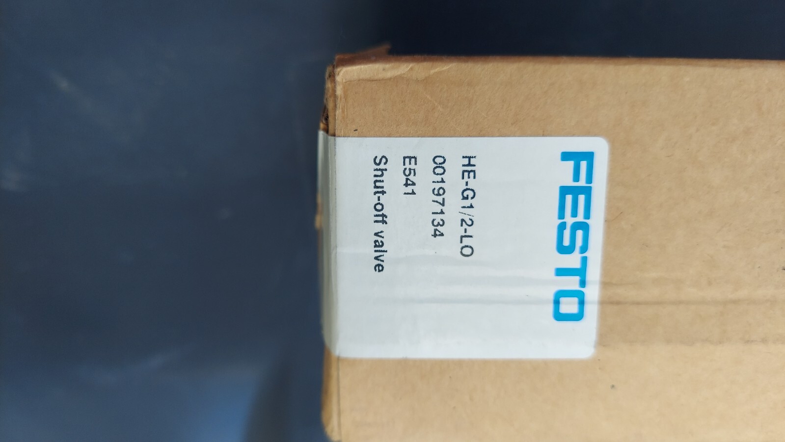 New Festo HE-G1/2-LO 00197134 Shut Off Valve L@@K