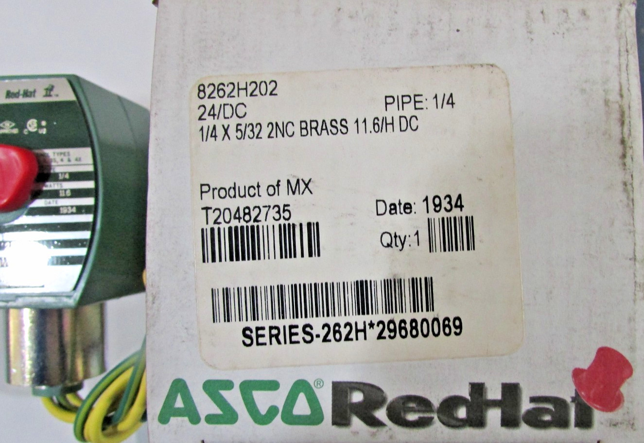 Asco 8262H202 Solenoid Valve