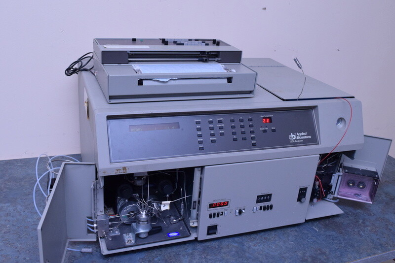 AB APPLIED BIOSYSTEMS 120A ANALYZER WITH CHART RECORDER