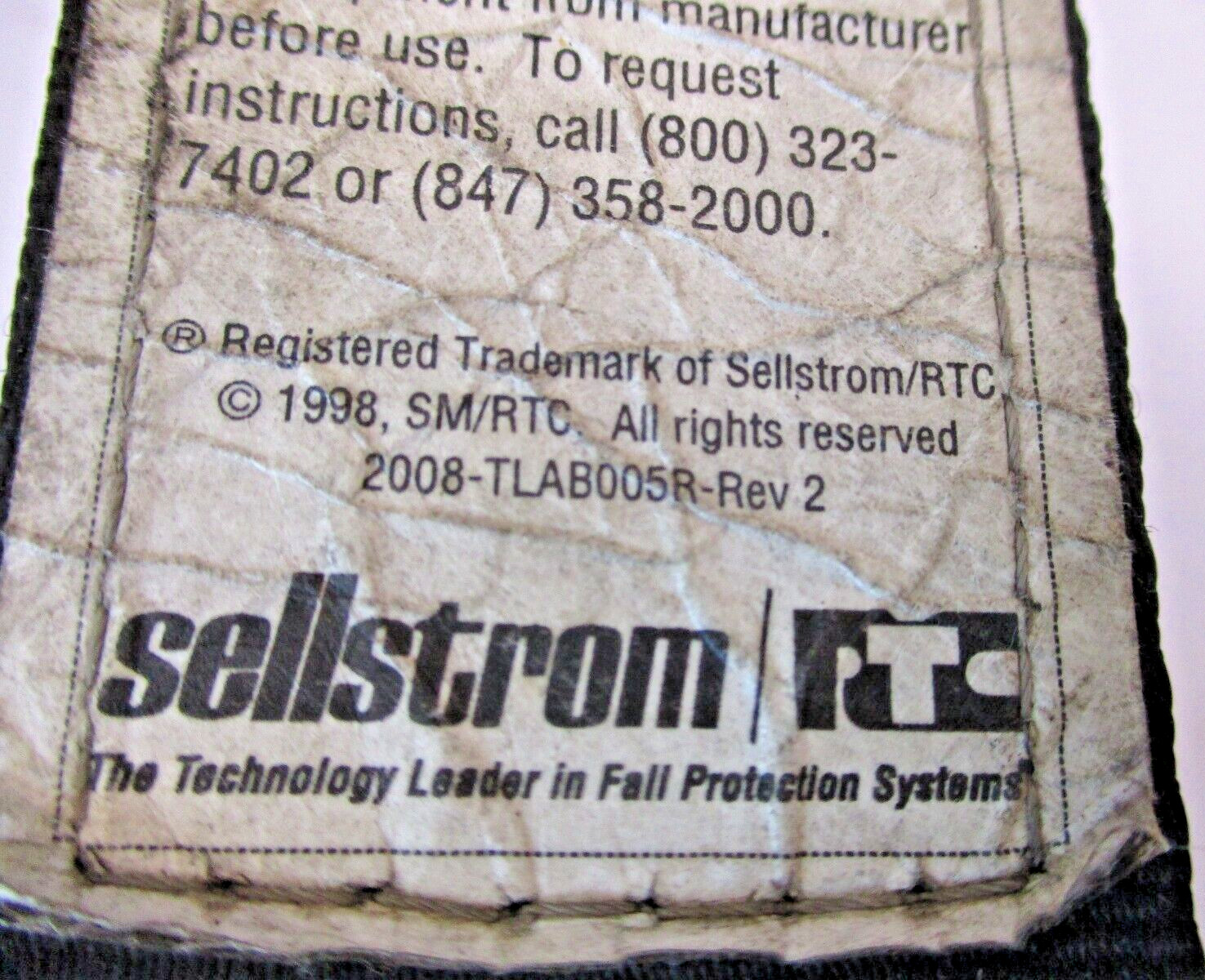 Sellstrom 2008-PH09 Retractor Lifeline 1-3/4″ Poly Web 9 Ft Lanyard A4754IPL