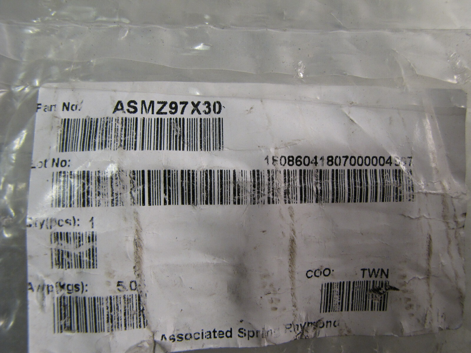Associated Spring Raymond ASMZ97X300 ASMZ 97 x 300 Die Spring 300mm Length NEW