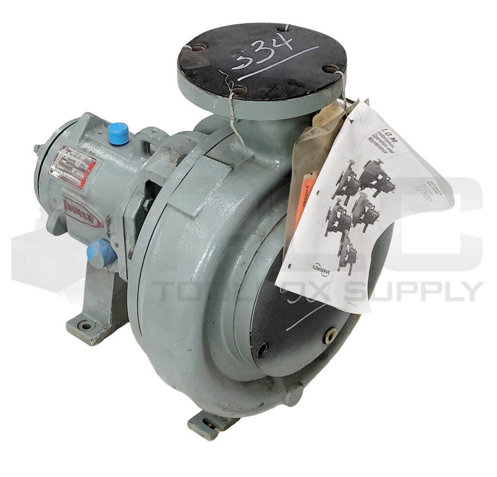 NEW FLOWSERVE DURCO 2K6X4-13A/130 0P MARK III PUMP W/ MANUAL AND TAGS