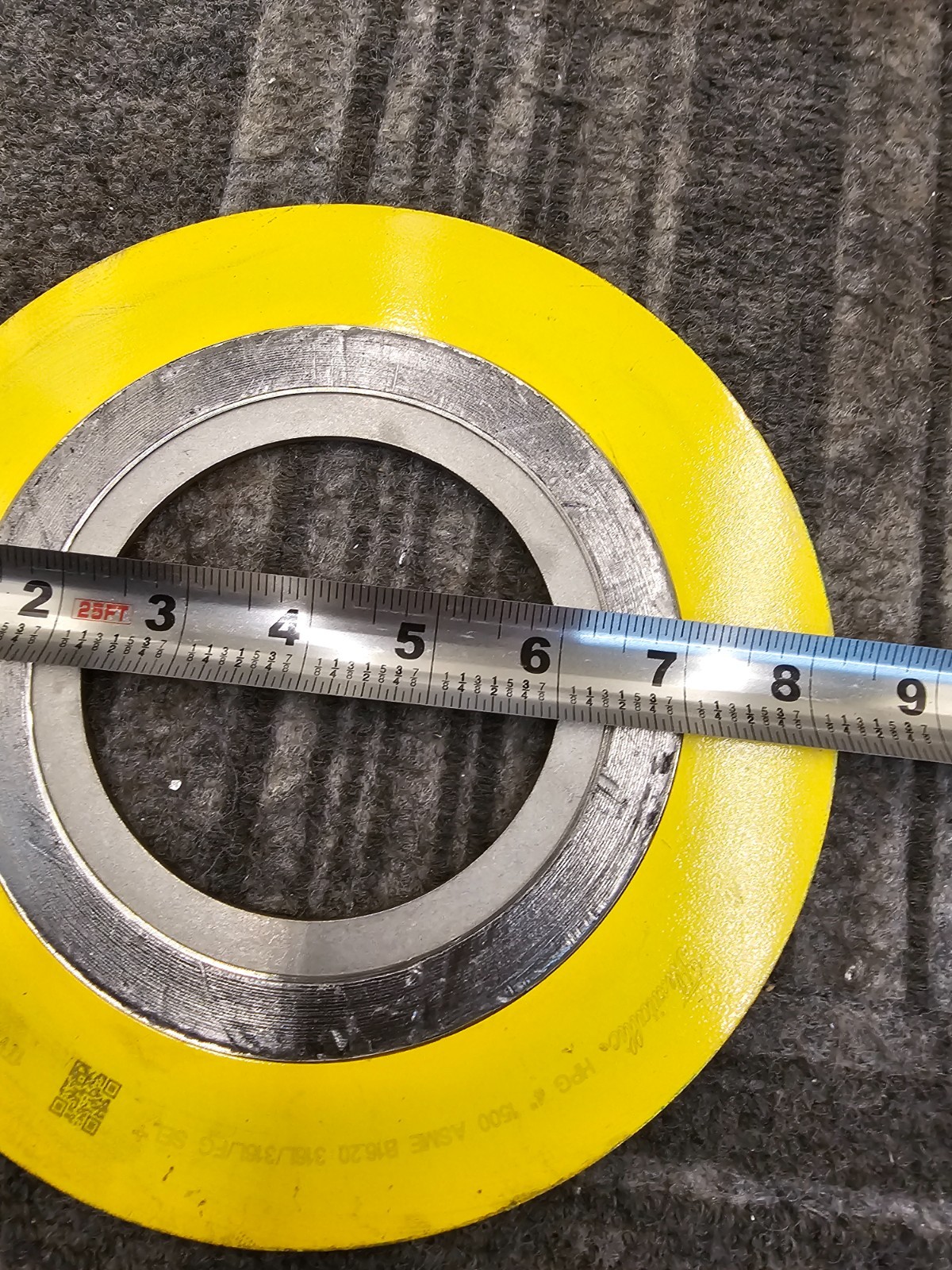 (QTY 10) Flexitallic HPG 4″ Spiral Wound Gasket 1500 ASME B16.20 316L/316L/FG