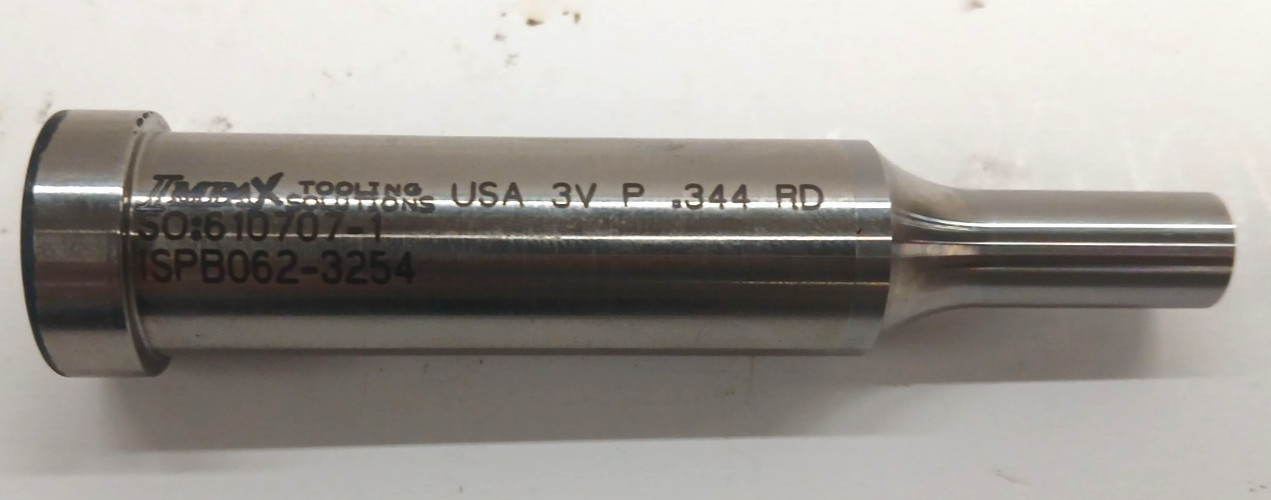 IMPAX 3V P .344 RD PUNCH ISPB062-3254 GRADE 3V SHAFT DIA 11/16 OAL 3-1/4