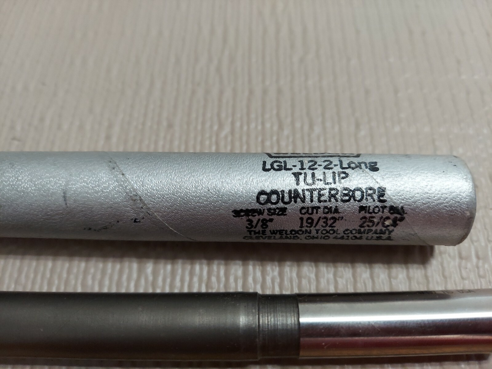 NEW WELDON LGL-12-1-2 LONG TU-LIP 3/8″ x 19/32″ x 25/64″ COUNTERBORE