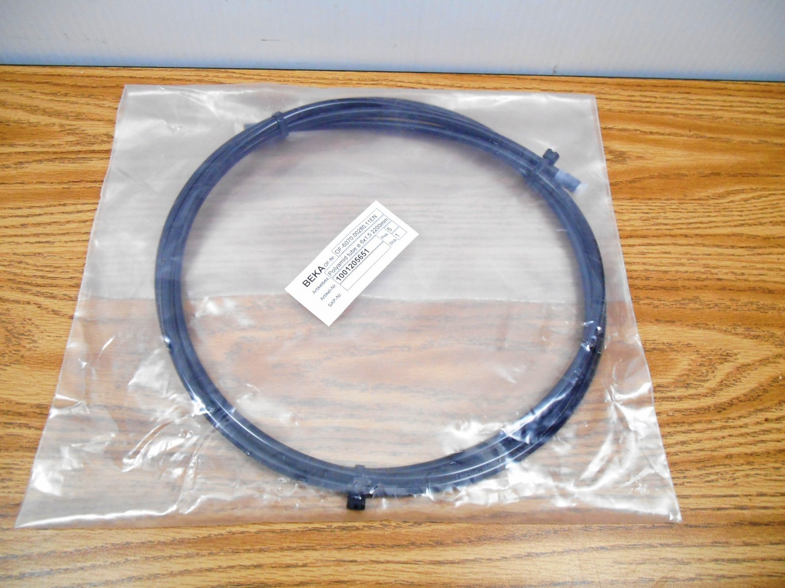 Beka 1001205651 Polyamide Tube 6 x 1,5 2200MM