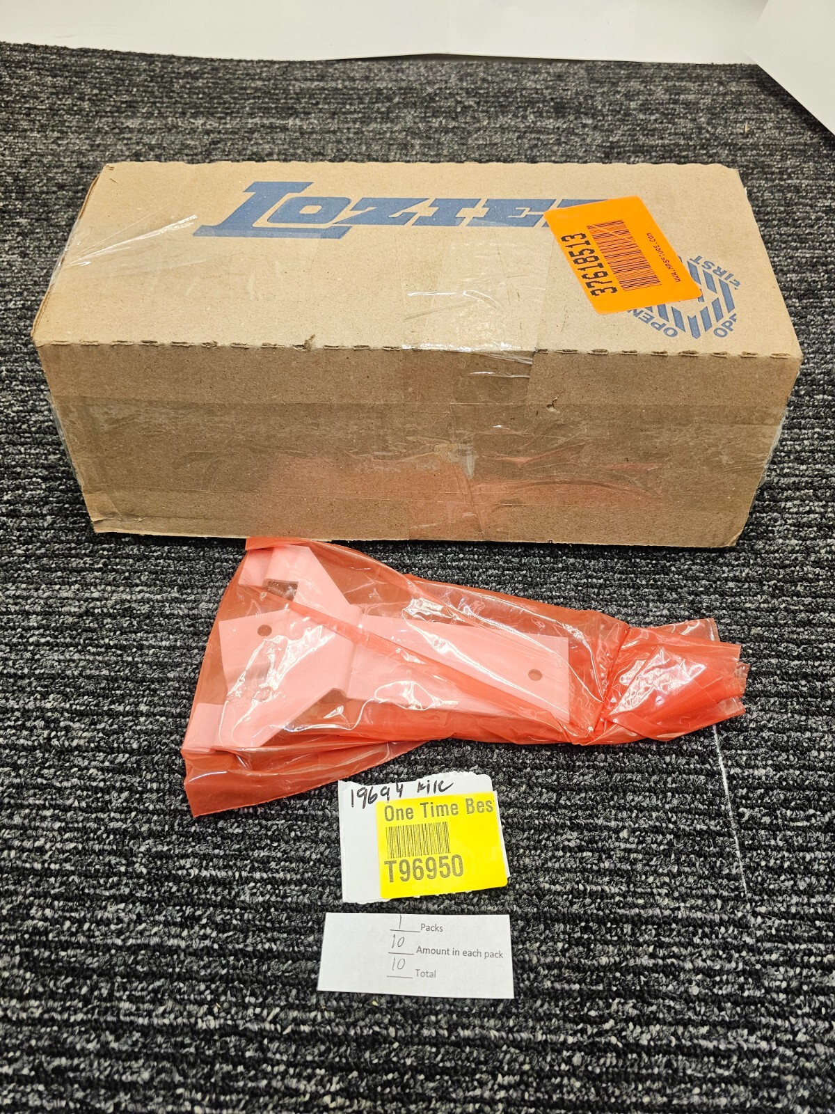 (QTY 10) Lozier QFEFSKSP10 QFEFSKSP10.W62 FEF Stabilizer Assembly Replacement