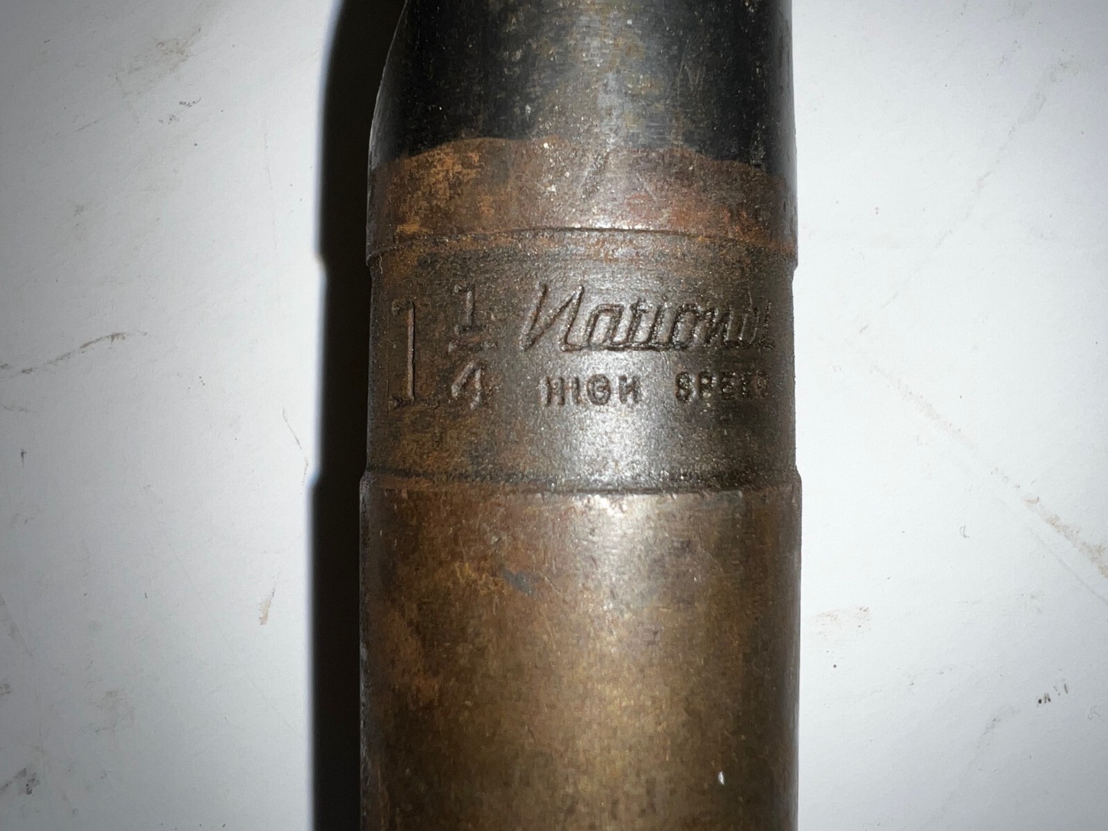 NATIONAL MORSE TAPER SHANK DRILL BIT MT4 1-1/4″ CUT 7-1/4″ LOC 12-3/4″ OAL