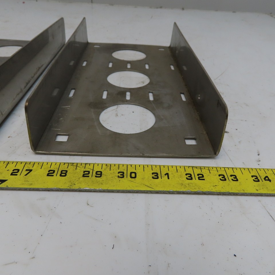 B-Line SS6CC-06-12 6″ 316 Stainless Steel 12″ Vented Cable Tray Lot of 2