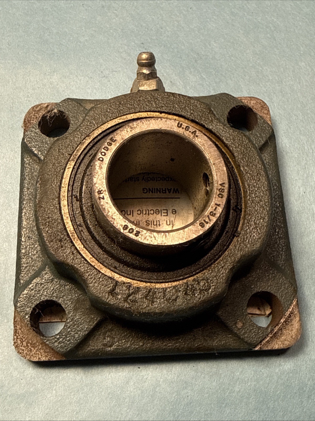 DODGE 1-3/16″ SHAFT 4-BOLT FLANGE BEARING 124044 Made In USA