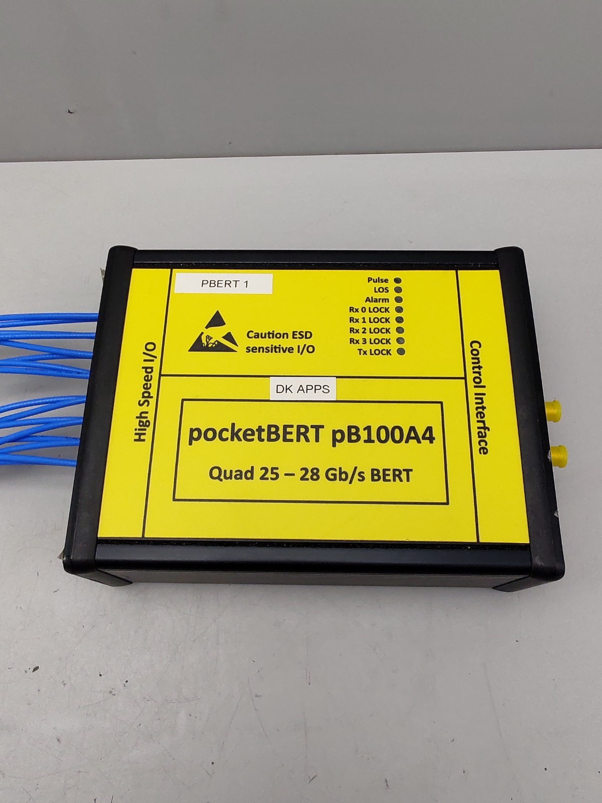 pocketBert pB100A4 Quad 25-28 Gb/s BERT Test equipment Quad 24-30 Gb/s