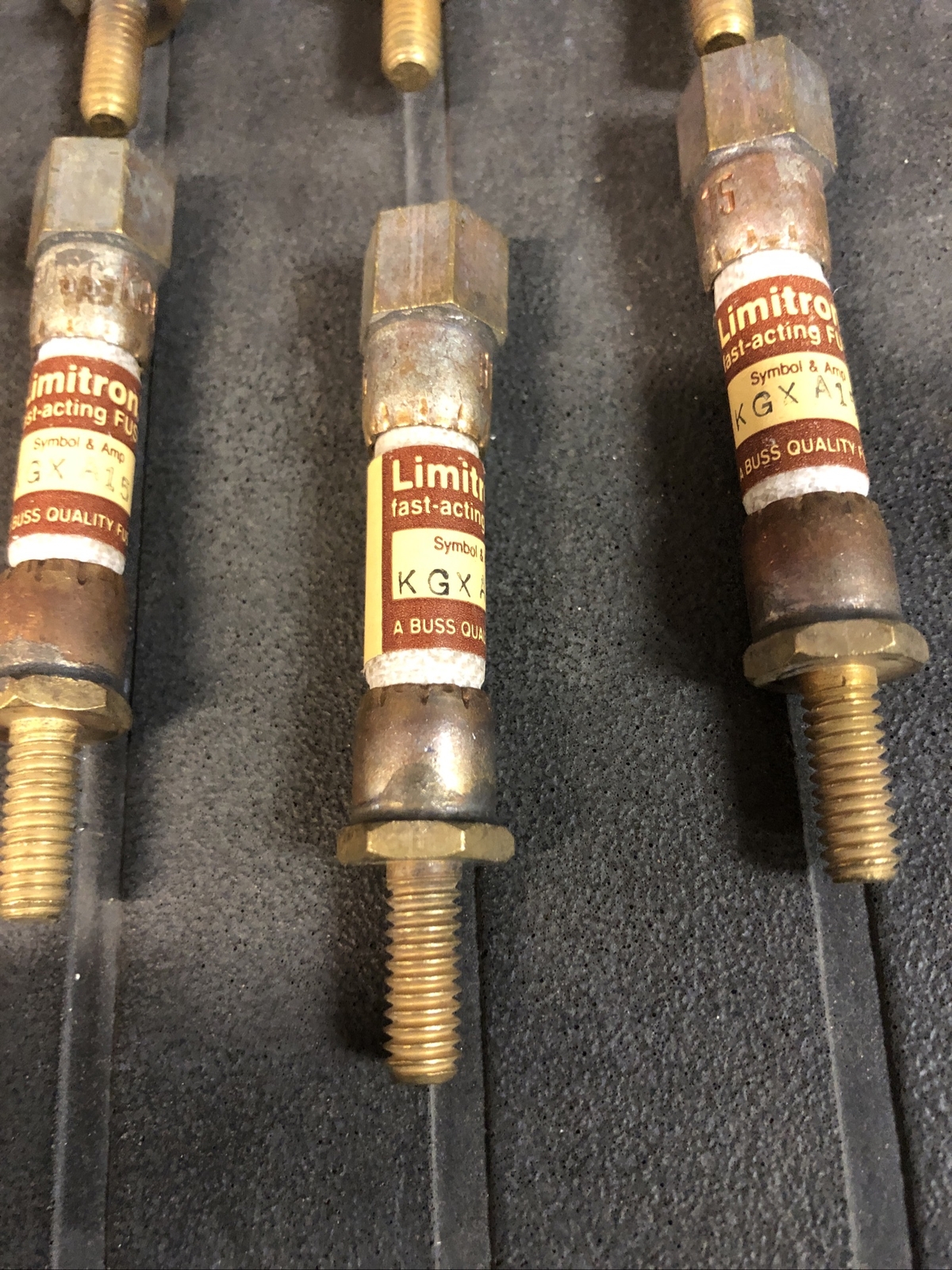 Lot Of 10 Bussmann, Limitron, KGX-A-15, Fuse Free Shipping
