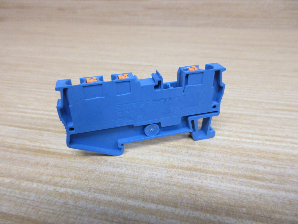 Phoenix Contact PT 4-TWIN BU Terminal Block 3211775 (Pack of 37)