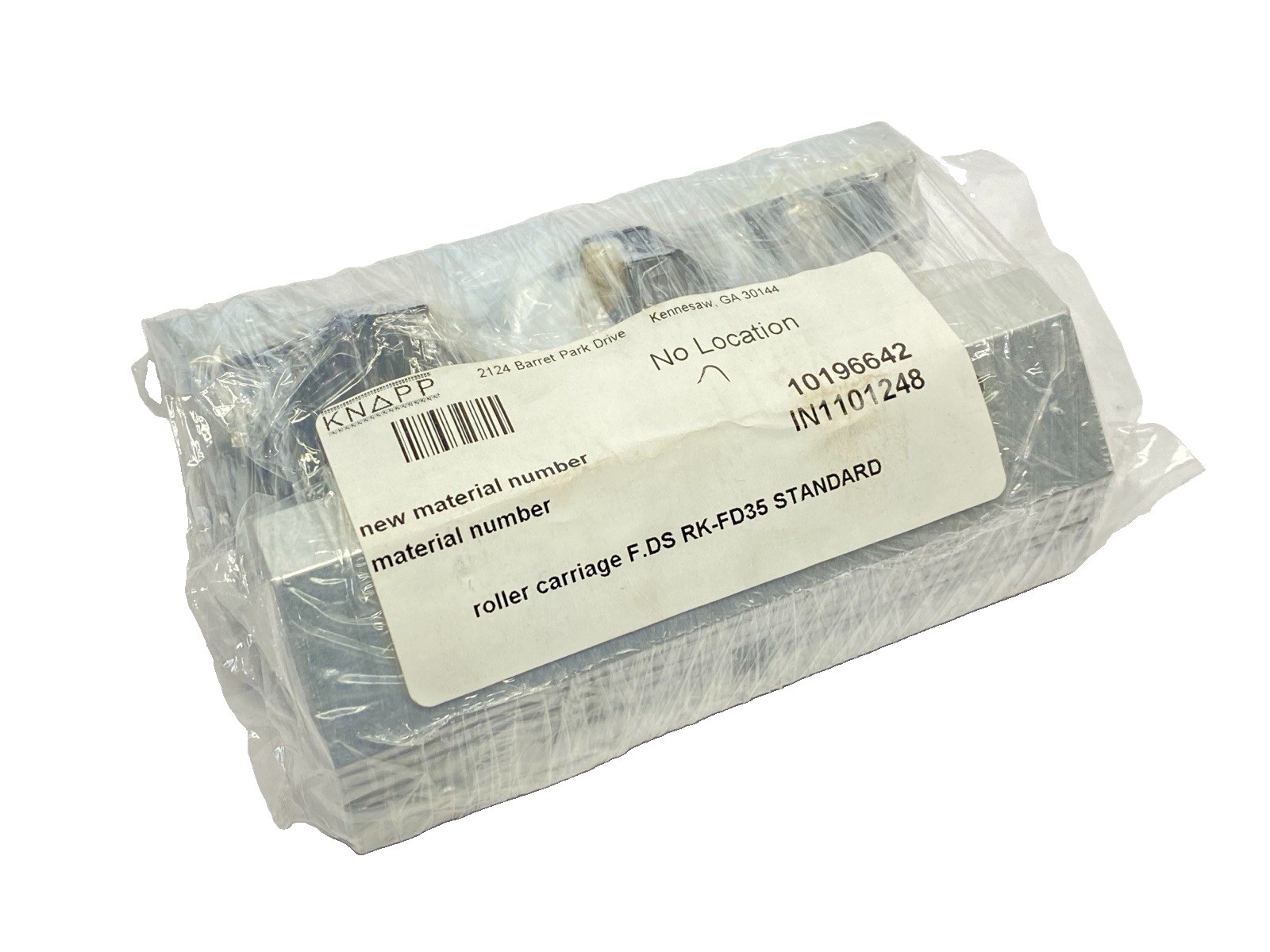Knapp IN1101248 Roller Carriage F.DS RK-FD35 STANDARD 10196642